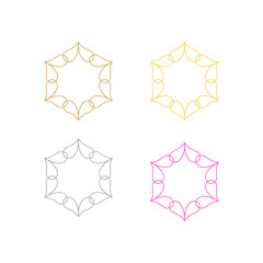 Natural Mandala Ayurveda Resort Sign Symbol Logo
