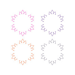 Natural Mandala Ayurveda Resort Sign Symbol Logo
