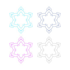 Natural Mandala Ayurveda Resort Sign Symbol Logo
