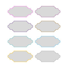 Wedding Stylish Romance Ornamental Tags Collection
