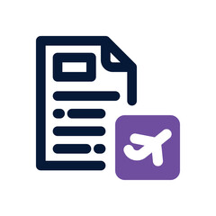 document duotone icon. Sleek and modern vector icon for websites, mobile apps, marketing materials, and corporate design. Fully scalable and ready to use.