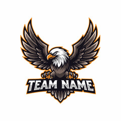 Obraz premium An Agile and Focused Bird in the Wild A Mascot for Gaming and E-sports Adventure