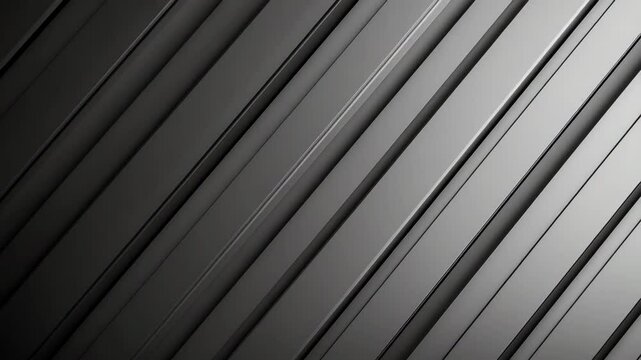 Metallic diagonal panels create an abstract, modern surface with sleek lines and a reflective finish.
