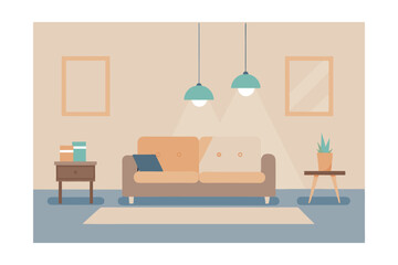 Cozy Living Room Interior Design Calm and Serene Home Space