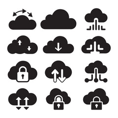 cloud computing icons