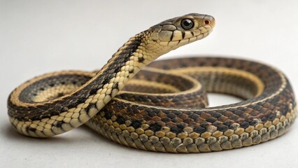 Obraz premium Garter Snake on studio background