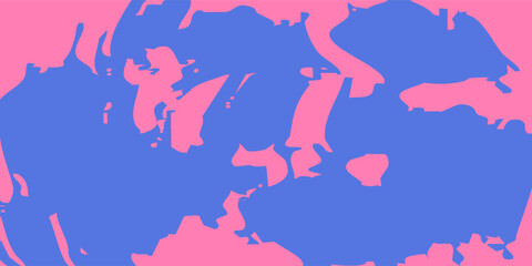 Graffiti punk style grunge banner with distress texture, ink drips and splashes. Blue and pink colored grunge background with hand drawn halftone and brush strokes. Vector graffiti spray texture.