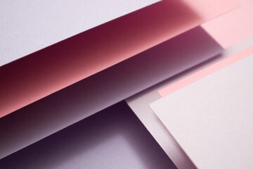 Light pink and light violet 3d background with copy negative space