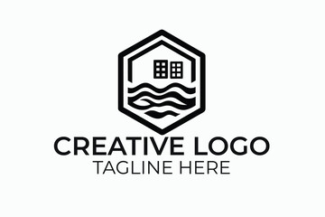 Fototapeta premium real estate company logo