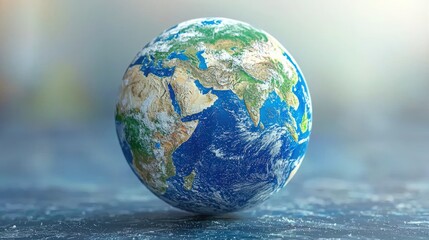 Our Precious Planet Earth: A 3D Render of Our World