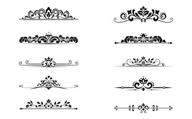 Vintage set. Floral elements for design monograms, invitations, frames, menus and labels. Graphic design of the website, cafes, boutiques, hotels, wedding invitations.