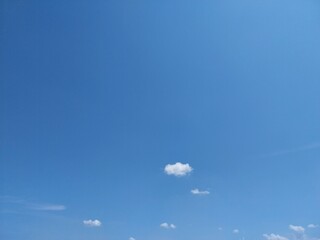 Open Sky With Gentle Clouds