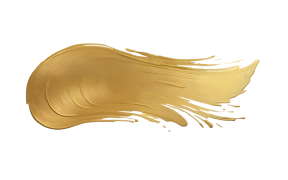 paint stroke smear on transparent background