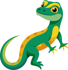 Lizard  vector ,white background