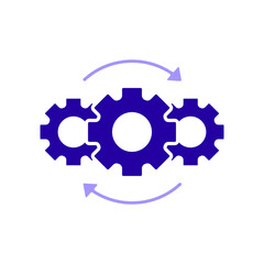 Icon a development, isolated against a clean background.