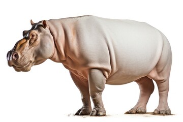 Obraz premium Nile hippopotamus wildlife animal mammal.