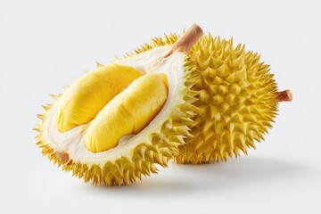 Fototapeta premium durian isolated on white background