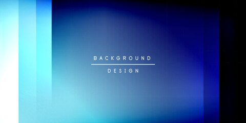 Obraz premium Abstract blue gradient background. Minimalist design features text background design. Dark borders frame light color transitions.