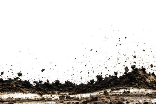 Abstract dirt streaks on white background