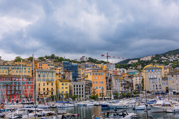 Le Vieux port de Bastia en Corse, Ile de beauté