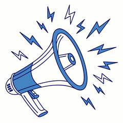 megaphone icon vector illustration