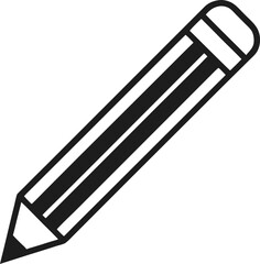 vector illustration of a pencil