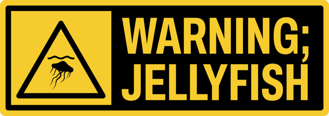 warning safety signs v3 uppercase text_warning   jellyfish landscape size 1/2 a4,a3,a2,a1  © rizkikijol