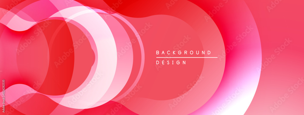 Poster abstract flowing shapes, red hues, smooth gradients. modern design element for backgrounds, presenta