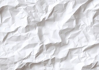 White paper texture with crumpled edges