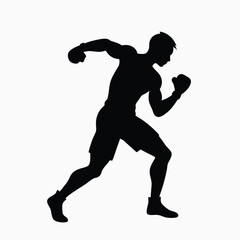 running man silhouette