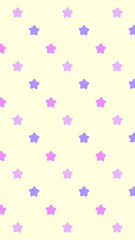 16:9 お星様のななめストライプパターン⭐︎