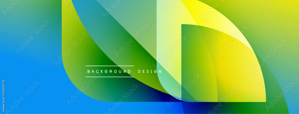 Aufkleber abstract gradients overlap, creating dynamic visual effect. bright colors blend smoothly, forming mo