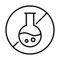 No Chemicals label. Indicates the product contains no synthetic or harmful chemicals.