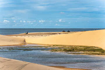 Dunas do Mouro at Ilha do Caju, Ilha das Canarias, Brazil. Delta do Parnaiba and Delta das Americas