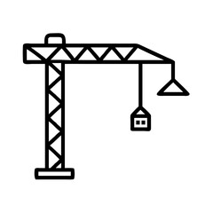 Construction crane lifts materials at a building site showcasing urban development in daylight