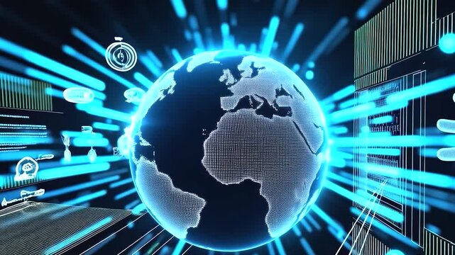 global communication concept blue res 