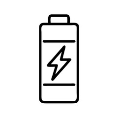 Obraz premium Battery icon representing energy storage and power efficiency in modern technology