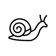 Snail with spiral shell moving slowly across a flat surface during a sunny day in a garden setting
