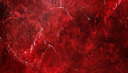 Diverse tonalità di rosso con venature bianche si intrecciano, creando un effetto artistico e astratto. La texture è liscia e raffinata, tipica delle superfici di marmo.
