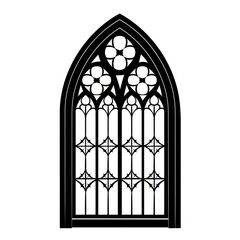 Obraz na płótnie Canvas Gothic window architecture intricate medieval.
