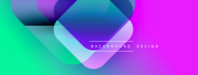 Fototapeta premium Abstract gradients overlap, creating vibrant visual flow. Modern design elements suggest dynamic energy, smooth transitions.