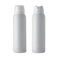Selbstklebende Fototapeten White small spray bottle isolated on white background showing hygiene concept © AlenKadr