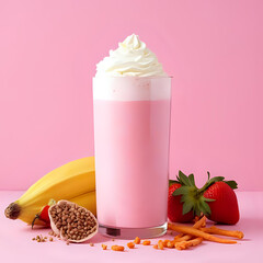 strawberry milk shake