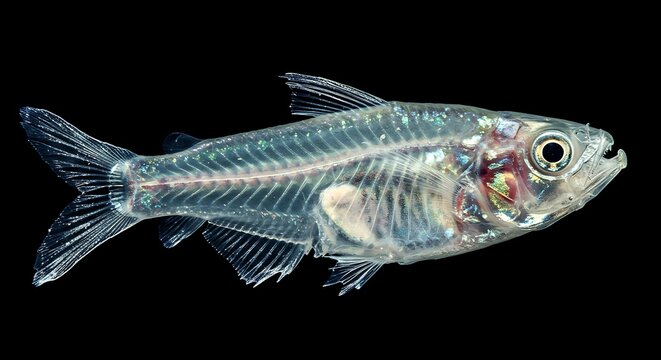 Seethrough wonder Glass catfish anatomy revealed