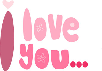 I love you lettering 4