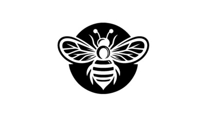 bee, insect, cartoon, honey, vector, illustration, animal, wasp, fly, nature, isolated, yellow, bug, flower, cute, flying, black, macro, honeybee, wings, bumblebee, wing logo vector icon 