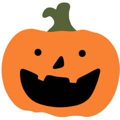 halloween pumpkin head