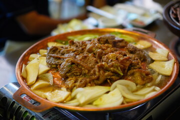 Beef Bulgogi Stew with Vegetables