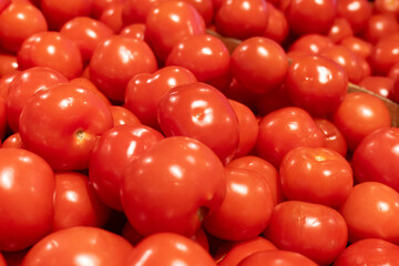 A Pile of Ripe Tomatoes Ready To Eat Fresh