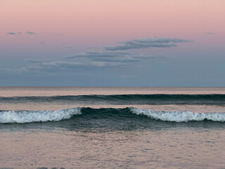 Winter's dusk, Stumers Creek, Coolum, Sunshine Coast, Queensland, Australia